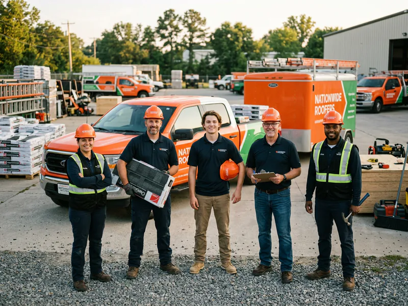 Natiowide Roofers - roof installation in Kinston near me